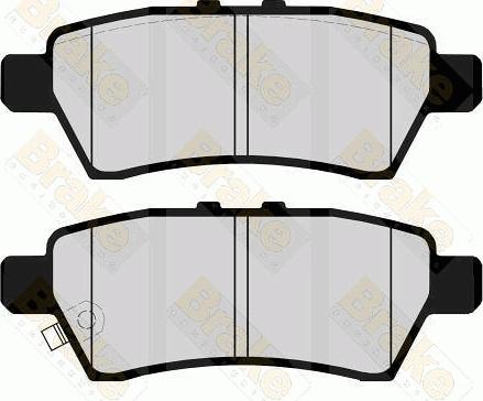 Brake Engineering PA1714 - Kit de plaquettes de frein, frein à disque cwaw.fr