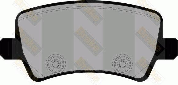 Brake Engineering PA1784 - Kit de plaquettes de frein, frein à disque cwaw.fr