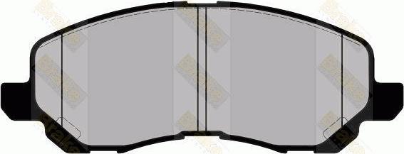 Brake Engineering PA1782 - Kit de plaquettes de frein, frein à disque cwaw.fr