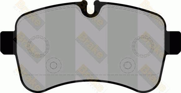 Brake Engineering PA1787 - Kit de plaquettes de frein, frein à disque cwaw.fr