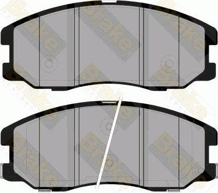 Brake Engineering PA1733 - Kit de plaquettes de frein, frein à disque cwaw.fr