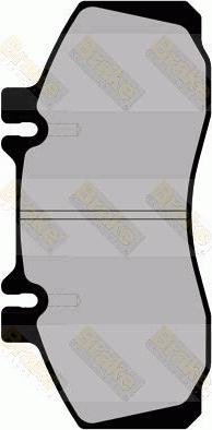 Brake Engineering PA1737 - Kit de plaquettes de frein, frein à disque cwaw.fr