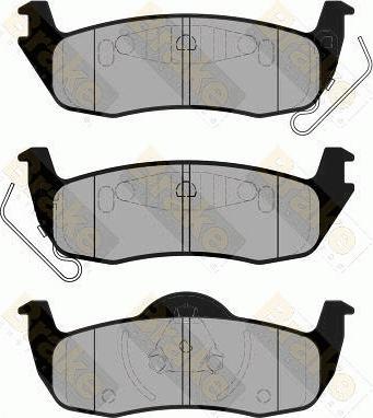 Brake Engineering PA1720 - Kit de plaquettes de frein, frein à disque cwaw.fr