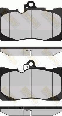 Brake Engineering PA1723 - Kit de plaquettes de frein, frein à disque cwaw.fr