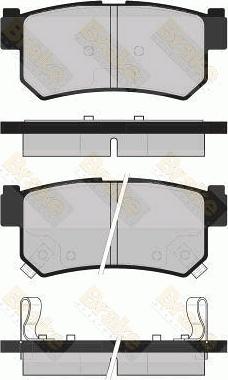 Brake Engineering PA1727 - Kit de plaquettes de frein, frein à disque cwaw.fr