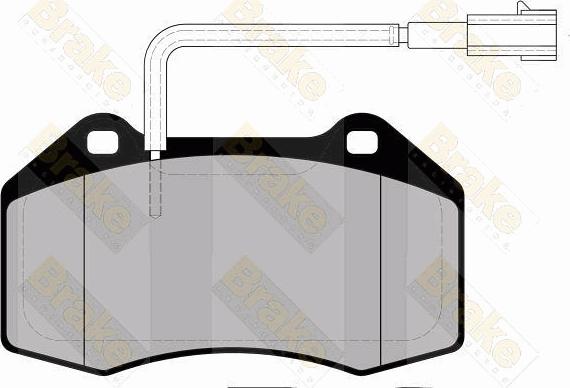 Brake Engineering PA1774 - Kit de plaquettes de frein, frein à disque cwaw.fr