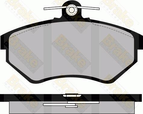 Brake Engineering PA819 - Kit de plaquettes de frein, frein à disque cwaw.fr