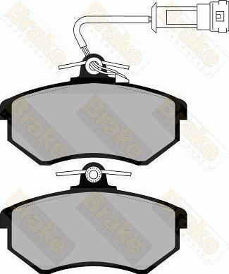 Brake Engineering PA870 - Kit de plaquettes de frein, frein à disque cwaw.fr