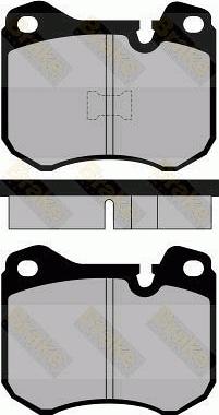 Brake Engineering PA397 - Kit de plaquettes de frein, frein à disque cwaw.fr