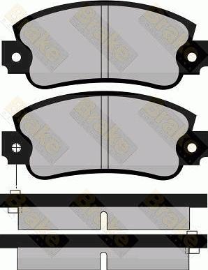 HELLA 6102973 - Kit de plaquettes de frein, frein à disque cwaw.fr