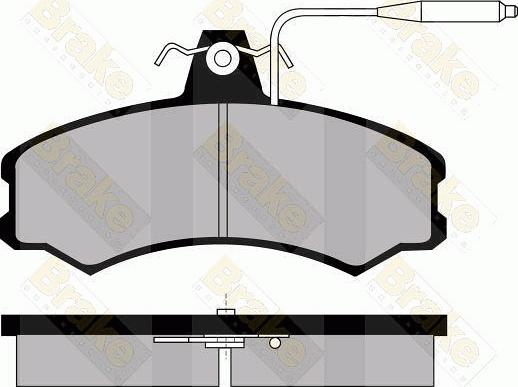 Brake Engineering PA362 - Kit de plaquettes de frein, frein à disque cwaw.fr