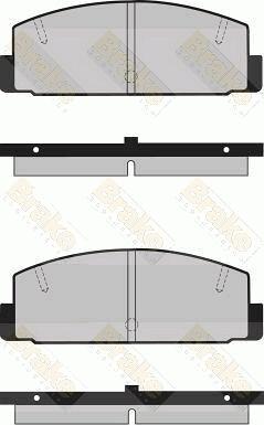 Lemförder 26444 - Kit de plaquettes de frein, frein à disque cwaw.fr