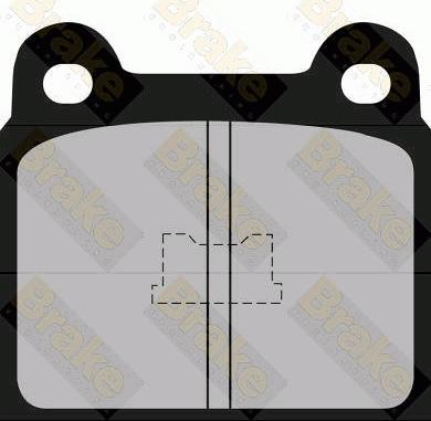 Brake Engineering PA305 - Kit de plaquettes de frein, frein à disque cwaw.fr