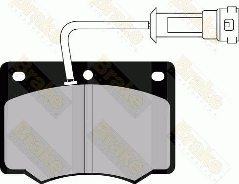 Brake Engineering PA336 - Kit de plaquettes de frein, frein à disque cwaw.fr