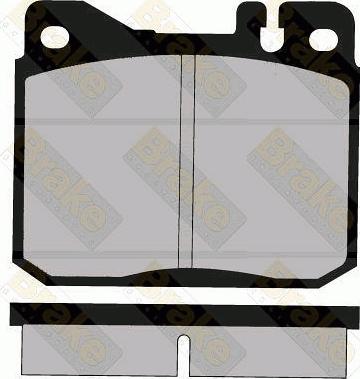 Brake Engineering PA323 - Kit de plaquettes de frein, frein à disque cwaw.fr