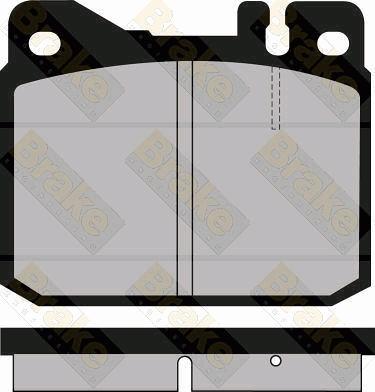 Brake Engineering PA379 - Kit de plaquettes de frein, frein à disque cwaw.fr