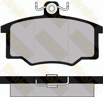 Brake Engineering PA296 - Kit de plaquettes de frein, frein à disque cwaw.fr