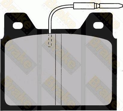 Brake Engineering PA261 - Kit de plaquettes de frein, frein à disque cwaw.fr