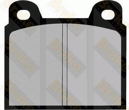 Brake Engineering PA205 - Kit de plaquettes de frein, frein à disque cwaw.fr