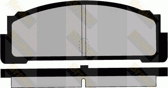 Spidan 0.080009 - Kit de plaquettes de frein, frein à disque cwaw.fr