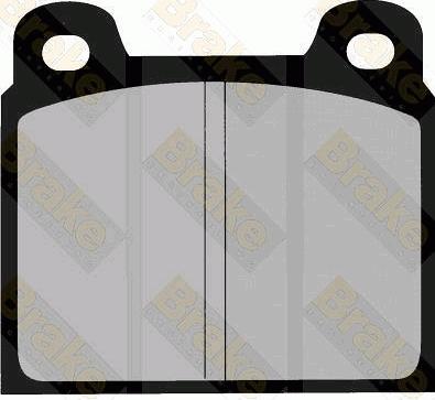 Brake Engineering PA233 - Kit de plaquettes de frein, frein à disque cwaw.fr