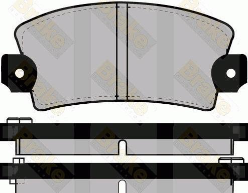 Spidan 0.080037 - Kit de plaquettes de frein, frein à disque cwaw.fr