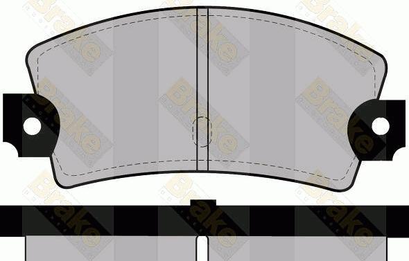 Brake Engineering PA276 - Kit de plaquettes de frein, frein à disque cwaw.fr