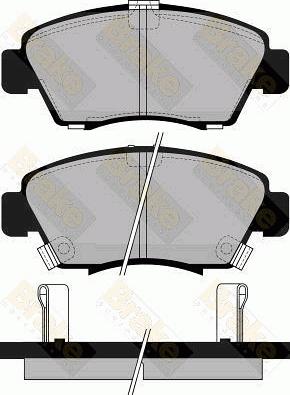 Jurid 572324J-D - Kit de plaquettes de frein, frein à disque cwaw.fr