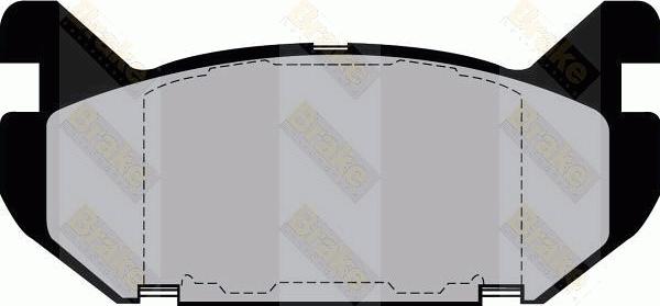 Brake Engineering PA769 - Kit de plaquettes de frein, frein à disque cwaw.fr