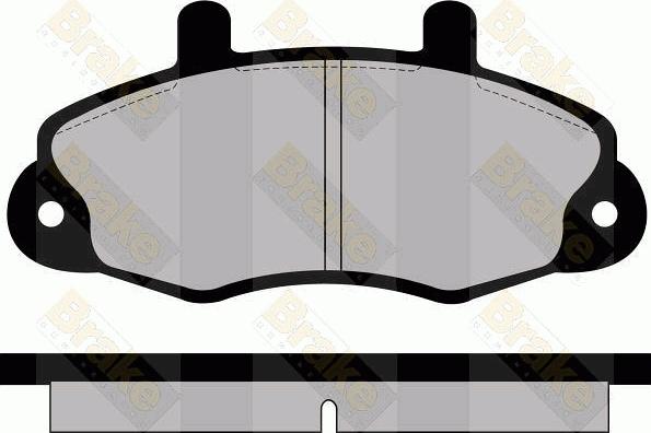 Brake Engineering PA705 - Kit de plaquettes de frein, frein à disque cwaw.fr