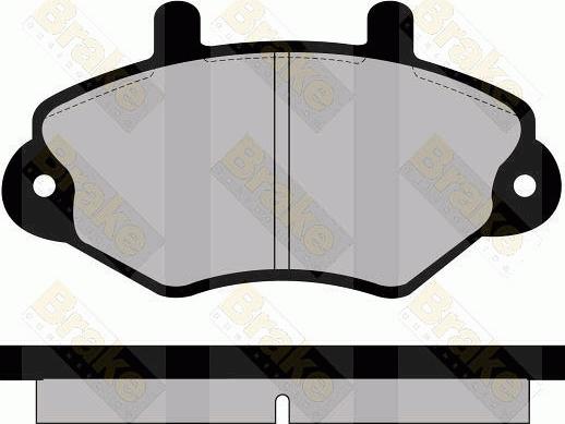 Brake Engineering PA706 - Kit de plaquettes de frein, frein à disque cwaw.fr