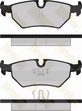 Brake Engineering PA707 - Kit de plaquettes de frein, frein à disque cwaw.fr