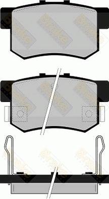 Brake Engineering PA738 - Kit de plaquettes de frein, frein à disque cwaw.fr