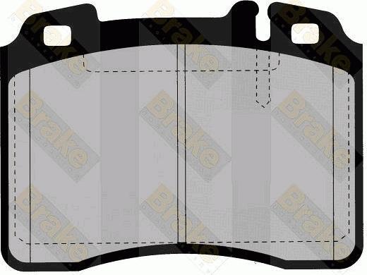 Brake Engineering PA773 - Kit de plaquettes de frein, frein à disque cwaw.fr