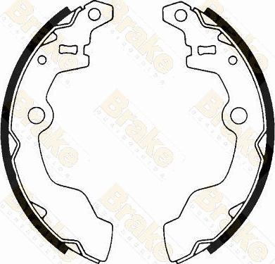 Brake Engineering SH1605 - Jeu de mâchoires de frein cwaw.fr