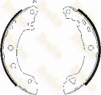 Brake Engineering SH1618 - Jeu de mâchoires de frein cwaw.fr