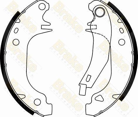 Brake Engineering SH1617 - Jeu de mâchoires de frein cwaw.fr