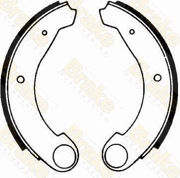 Brake Engineering SH1053 - Jeu de mâchoires de frein cwaw.fr