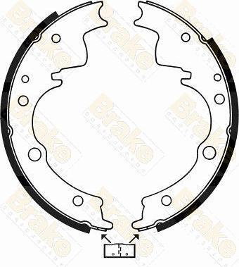 Brake Engineering SH1148 - Jeu de mâchoires de frein cwaw.fr