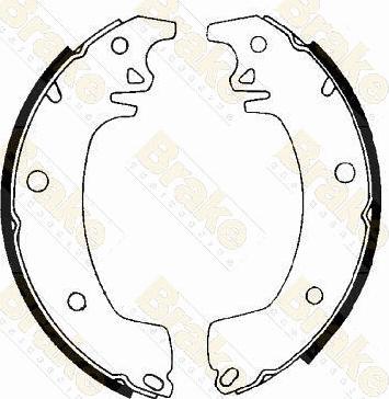 Brake Engineering SH1154 - Jeu de mâchoires de frein cwaw.fr