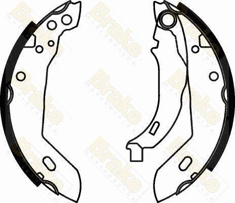 Brake Engineering SH1158 - Jeu de mâchoires de frein cwaw.fr