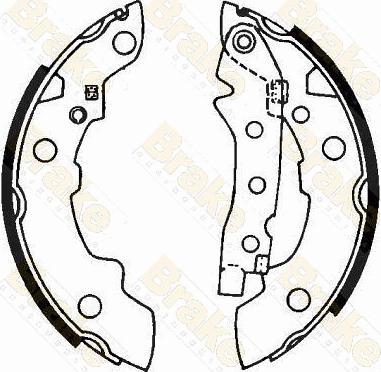 Brake Engineering SH1162 - Jeu de mâchoires de frein cwaw.fr