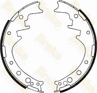 Brake Engineering SH1171 - Jeu de mâchoires de frein cwaw.fr