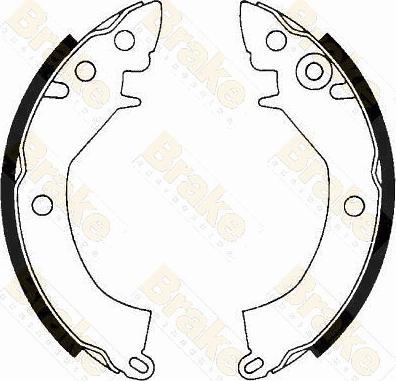 Brake Engineering SH1178 - Jeu de mâchoires de frein cwaw.fr