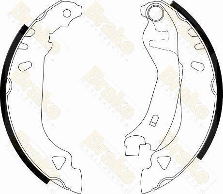 Brake Engineering SH1269 - Jeu de mâchoires de frein cwaw.fr