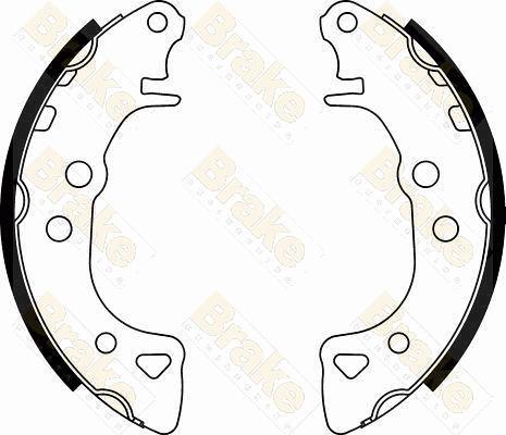 Brake Engineering SH1271 - Jeu de mâchoires de frein cwaw.fr