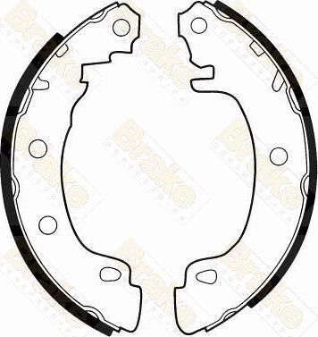 Brake Engineering SH2496 - Jeu de mâchoires de frein cwaw.fr