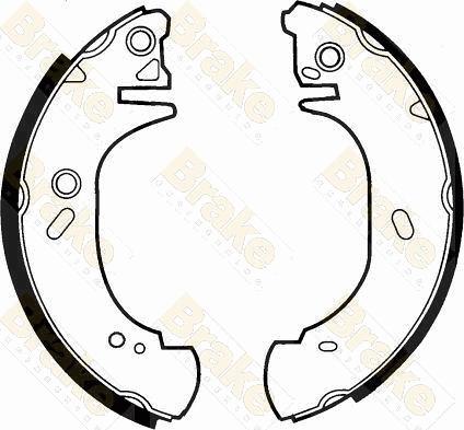 Brake Engineering SH2493 - Jeu de mâchoires de frein cwaw.fr