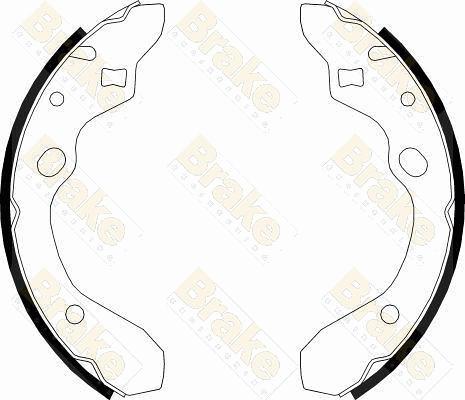 Brake Engineering SH2492 - Jeu de mâchoires de frein cwaw.fr