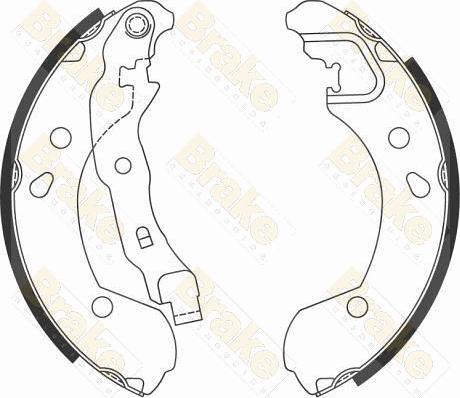 Brake Engineering SH2594 - Jeu de mâchoires de frein cwaw.fr